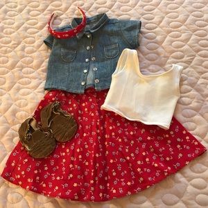 American girl doll play outfit